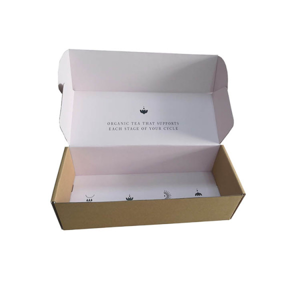 Nutural Kraft Paper Foldable Shipping Corrugated Custom Printed Plain Red Wine Packaging