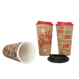 Eco-Friendly Product Double Wall Bamboo Fiber Coffee Tumbler Wholesale Coffee Drink New Travel Mug Insulated Tumbler
