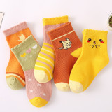 Baby Sock Autumn And Winter Combed Cotton Baby Cartoon Boys and Girls Middle Stockings