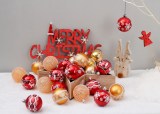 Amazon hot sale painted plastic ball for Xmas decoration