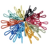 Wholesale Personalized Metal Stainless Steel Utility Pack Coated Colorful Assorted Chip Bag Clips
