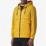 OEM custom logo print decals for storing hooded bomber windbreaker outdoor jackets for men