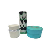 Hot Biodegradable cardboard Custom cylinder tube packaging round paper boxes Tea Coffee Box