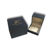Customized Luxury Plastic Case PU Leather Wrapping Covered Velvet Women Jewelry Watch Gift Box with Embossing Logo