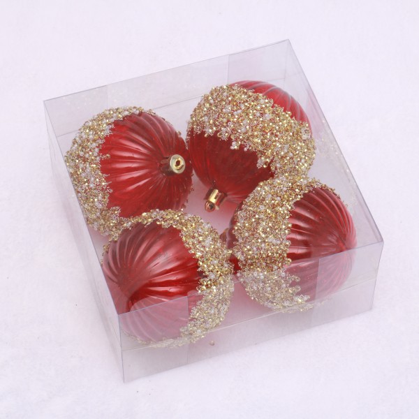 Wholesale ODM customized available Decorated Christmas tree Plastic Ornament Christmas Ball for Indoor Hanging Ornament