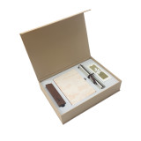 Black Paper Cosmetic Candles Perfume Packaging Boxes Magnetic Paper Packaging Box With Insert