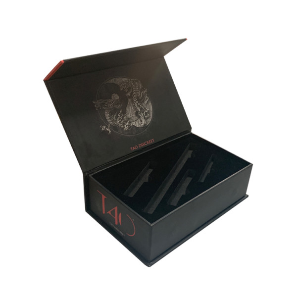 Handmade Custom Logo Luxury Matte Black Rigid Cardboard Book Shaped Groomsmen Corporate Gift Boxes With Magnet