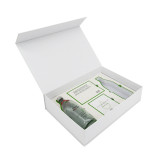 Customized Luxury Flip Top Big Cardboard Paper Magnetic Closure Food Set Gift Box With Insert