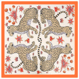 New style leopard print pattern korean version of spring and autumn summer professional silk square scarf ladies