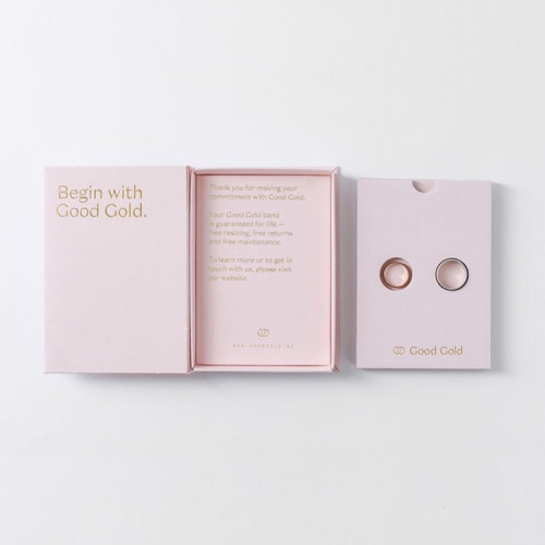 Custom Logo Luxury Fashion Paper Cardboard Retail Pink Magnetic Earrings Jewelry Ring Boxes