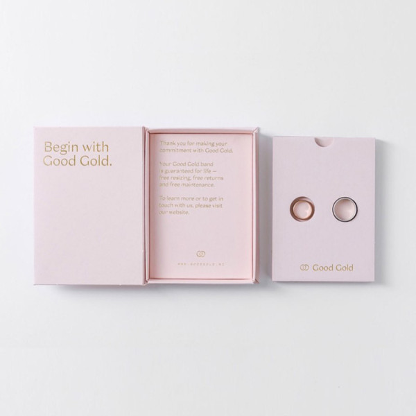 Custom Logo Luxury Fashion Paper Cardboard Retail Pink Magnetic Earrings Jewelry Ring Boxes