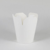 16oz White Paper Noodle Box Salad disposable box paper container