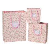 2021 New Cherry Blossom Pattern Shopping Paper Bags With Your Own Logo