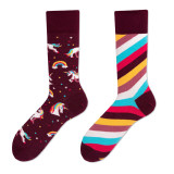 New Creative Personality Men and Women Couple Trendy Socks Fashion Cartoon Trend In Tube Cotton Socks Trendy Brand Men's Socks
