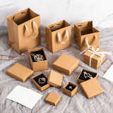 Factory price kraft paper bag  recyclable paper bag package custom size printing logo paper shopping bag