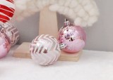 2020 factory wholesale  painted plastic ball for Xmas tree decoration
