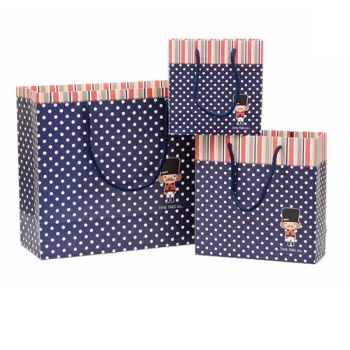 Chocolate Fully Printed Reusable Shopping Packaging Paper Bag