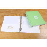 Customized plastic popular plastic pvc 2 d ring binder  file folder with the logo printing