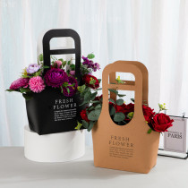 Wholesale Luxury Flower Packaging Valentine's Day Gift Bag Custom Logo