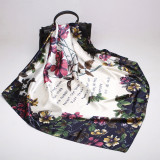 New Style Square Scarf Leopard Print Female Spring Summer Decoration Scarf Various Patterns Silk Satin Scarf 70*70cm