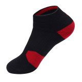 Custom Mens Cotton Hosiery Solid Colour Breathable Low Cut Short Ankle Socks Casual Sports Socks Wholesale