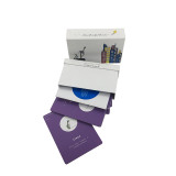 Luxury custom unique design printing muti design Christmas children gift card set packing bo