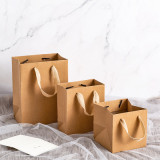 Factory price kraft paper bag  recyclable paper bag package custom size printing logo paper shopping bag