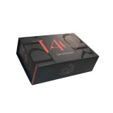 Handmade Custom Logo Luxury Matte Black Rigid Cardboard Book Shaped Groomsmen Corporate Gift Boxes With Magnet