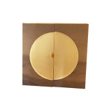 Custom Printing Luxury Rigid Cardboard Paper Two Door Style Cddosmetic Chocolate Mooncake Gift Box