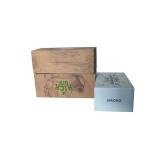High Quality Kraft Paperboard hat boxes Sets wholesale Plain Hat Box Pastel Colours For Gifts
