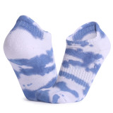 Men's Thick Printing Socks Breathable Sweat-Absorbent Deodorant Sports Running Socks Ankle Cotton Socks