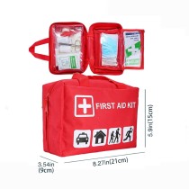 All-Purpose Waterproof Survival First Aid Kit with Outdoor Emergency Supplies for Car, Home, Office, Boat Sports, Travel