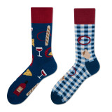 New Creative Personality Men and Women Couple Trendy Socks Fashion Cartoon Trend In Tube Cotton Socks Trendy Brand Men's Socks