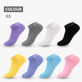 Custom Women Yoga/Workout/Gym/Dance Pilates Antislip Grip Socks Silicon Rubber Socks Yoga Socks