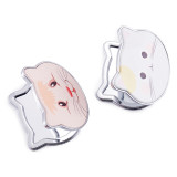 Professional Custom Logo Cat Shape Print Portable Mirror Custom Cosmetic Mirror