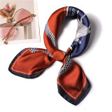 Women soft texture British style new style plaid scarf female silk scarf square 70*70cm stewardess professional scarf