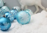 Christmas Ball Ornaments Arrival Plastic New for Xmas and Home Decoration 6cm Light Blue+lake Blue SY XMAS Round PVC Box 20ctns
