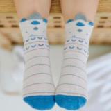 High Quality Girl Child Tube Socks Knitted Organic Cotton Happy Socks