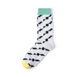 Custom Wholesale   Cute Fashion Popular Characters  Design  Cotton Funny Woman  Happy Socks