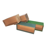 Wholesale Grey 2 Pieces Lid and Base Cardboard Paper Gift packaging for glasses box with customize logo