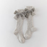 Spring And Autumn New Style Velvet With Bow-Yarn Girls Stockings Delicate Cotton Sense Girls Stockings Wool Children Socks