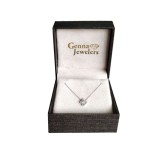 Custom logo earring ring bracelet bangle pendant PU leather jewellery jewelry packaging box