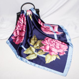 New Style Square Scarf Leopard Print Female Spring Summer Decoration Scarf Various Patterns Silk Satin Scarf 70*70cm