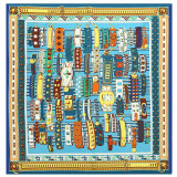 Bracelet Belt Pattern Twill Accept Custom Women Printed Turkish 100 Silk Satin Vintage Square Scarf