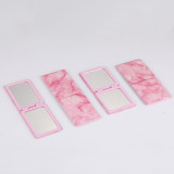 Small Hand Custom Personalized Travel Double Side Pocket Mirror Custom Makeup Mirror