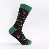 New Colorful Christmas Day Socks Medium Tube Large Size Breathable Cotton Socks Gift Christmas Casual Trend Male Socks
