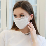 Summer trendy maskes fashion thin lace face maskes for women's sexy gift girls maskes women face maskes