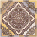 Twill silk big scarves women shawl bohemia nation style printed pattern square scarf