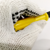 Wholesale 100% Cotton Working Glove for First Aid Knitted Cotton Gloves Protective Industrial Work Gloves