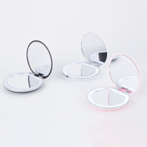 Hot Sale Wholesale Pocket Mirrors With LED Light Low Price Mini Makeup Mirror